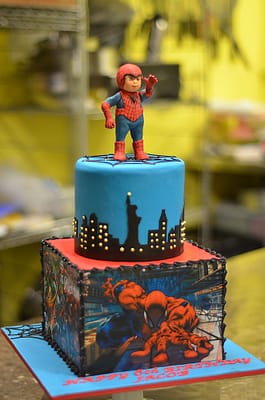 Huascar & Company Bakeshop Sugarpaste Spider-Man Figurine Cake