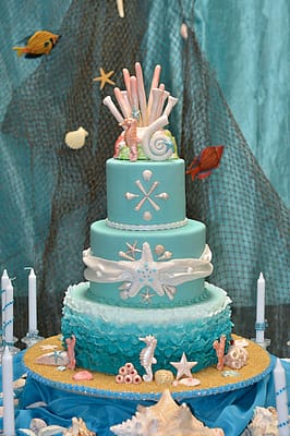 Huascar & Company Bakeshop Sea Theme Sweet 16 Cake