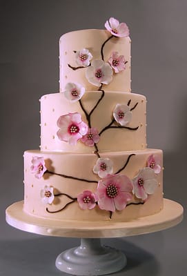 Huascar & Company Bakeshop Cherry Blossoms Cake