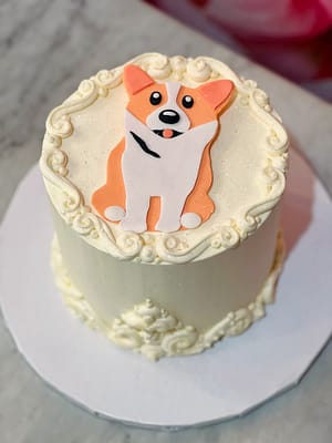 Huascar & Company Bakeshop Flat Doggy Birthday Cake