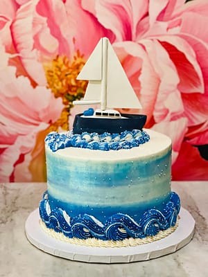 Huascar & Company Bakeshop Sailboat Birthday Cake