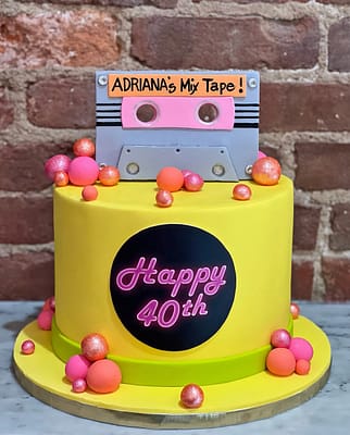 Huascar & Company Bakeshop Mix Tape Birthday Cake
