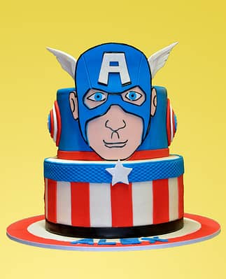 Huascar & Company Bakeshop Captain America Cake