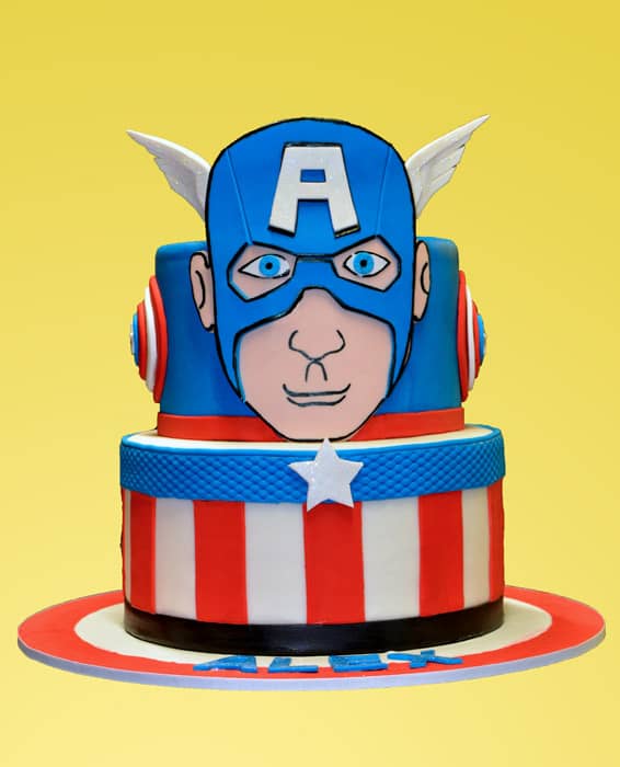 Huascar & Company Bakeshop Captain America Cake
