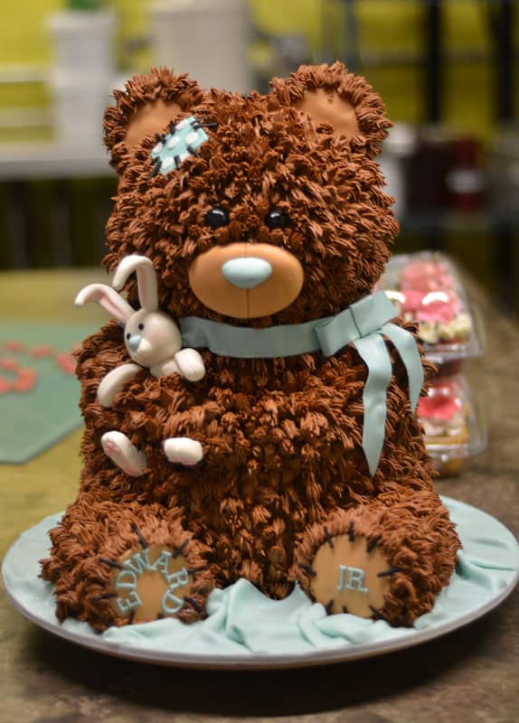 Huascar & Company Bakeshop Teddy Bear Sculpted Cake