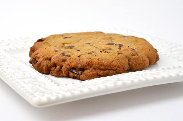 Jumbo Chocolate Chunk Cookie with Vanilla Sea Salt