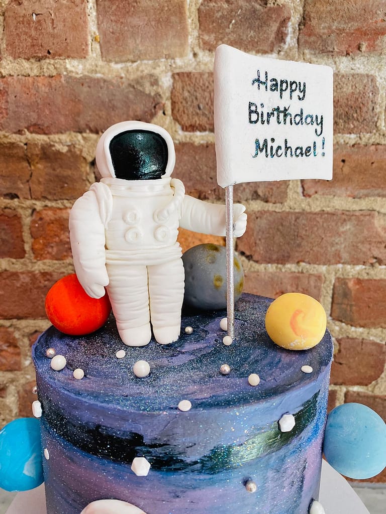 Huascar & Company Bakeshop Astronaut Birthday Cake