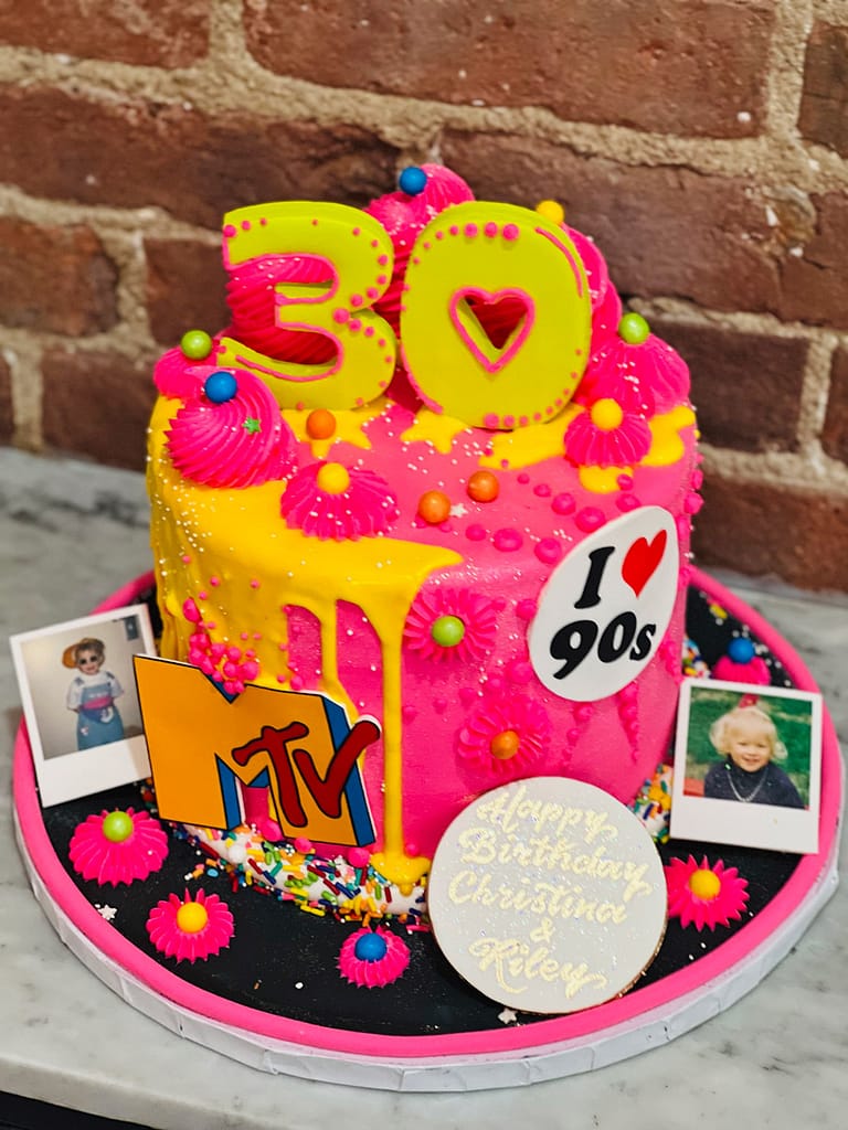 Huascar & Company Bakeshop MTV 90's Birthday Cake
